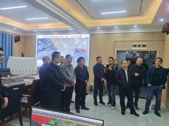 黄石市政府领导吴之凌莅临我司阳新七峰山项目参观考察