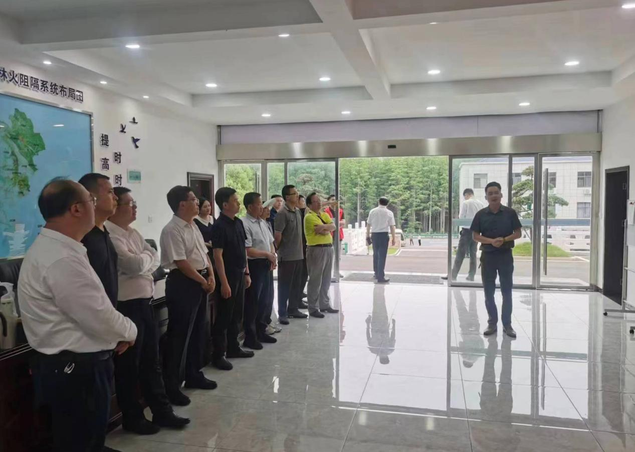 国家林草局森林资源管理司司长徐济德一行领导调研钟祥市盘石岭林场林业工作